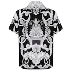 Men's Fashion Casual Printed Short Sleeve Shirts 2306100019