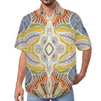 Men's Vintage Print Vacation Hawaiian Shirt 2306104050