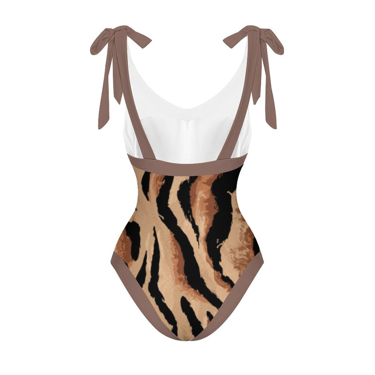 Casual Printed One-Piece Swimsuit And Cover Up 2305102427