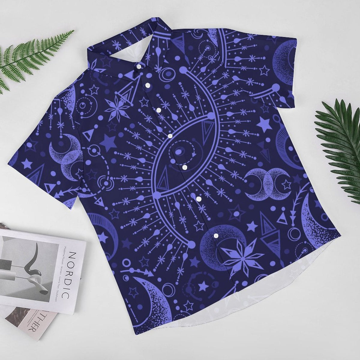 Men's Fashion Casual Printed Short Sleeve Shirts 2306101052