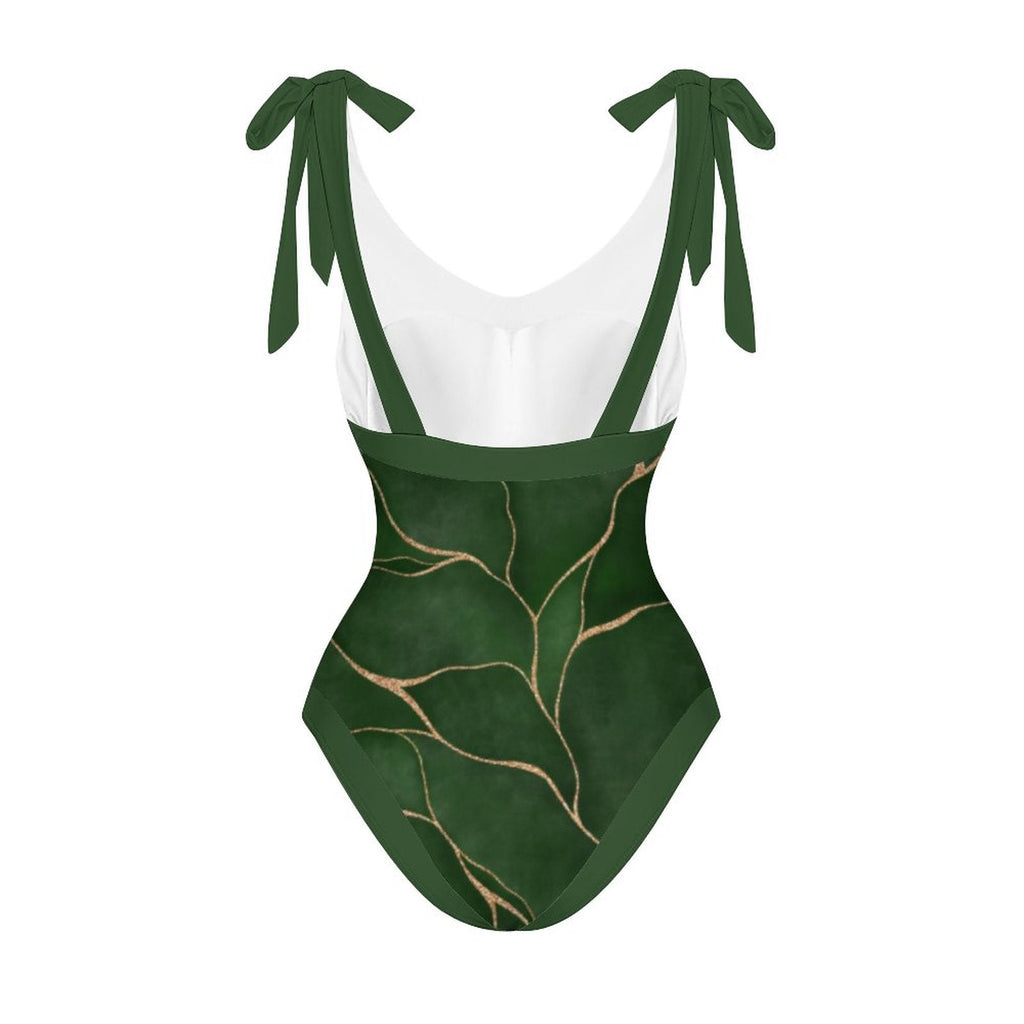 Casual Printed One Piece Swimsuit And Cover Up 2305104961