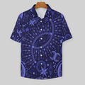 Men's Fashion Casual Printed Short Sleeve Shirts 2306101052
