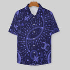 Men's Fashion Casual Printed Short Sleeve Shirts 2306101052