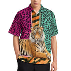 Men's Fashion Casual Printed Short Sleeve Shirts 2305107069