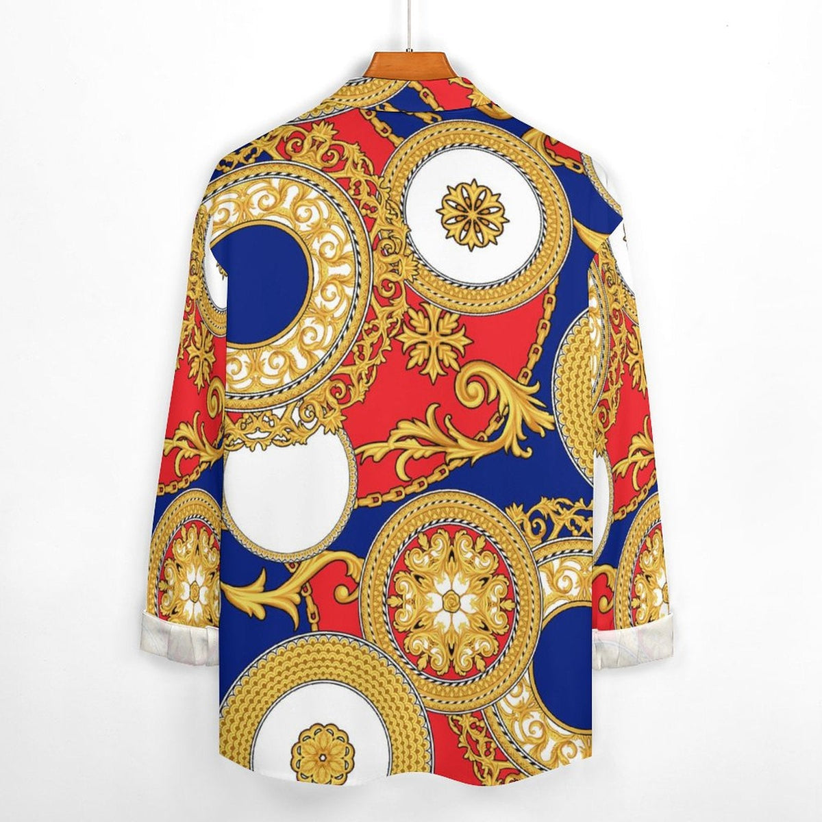 Men's Casual Printed Long Sleeve Shirt 2306103091