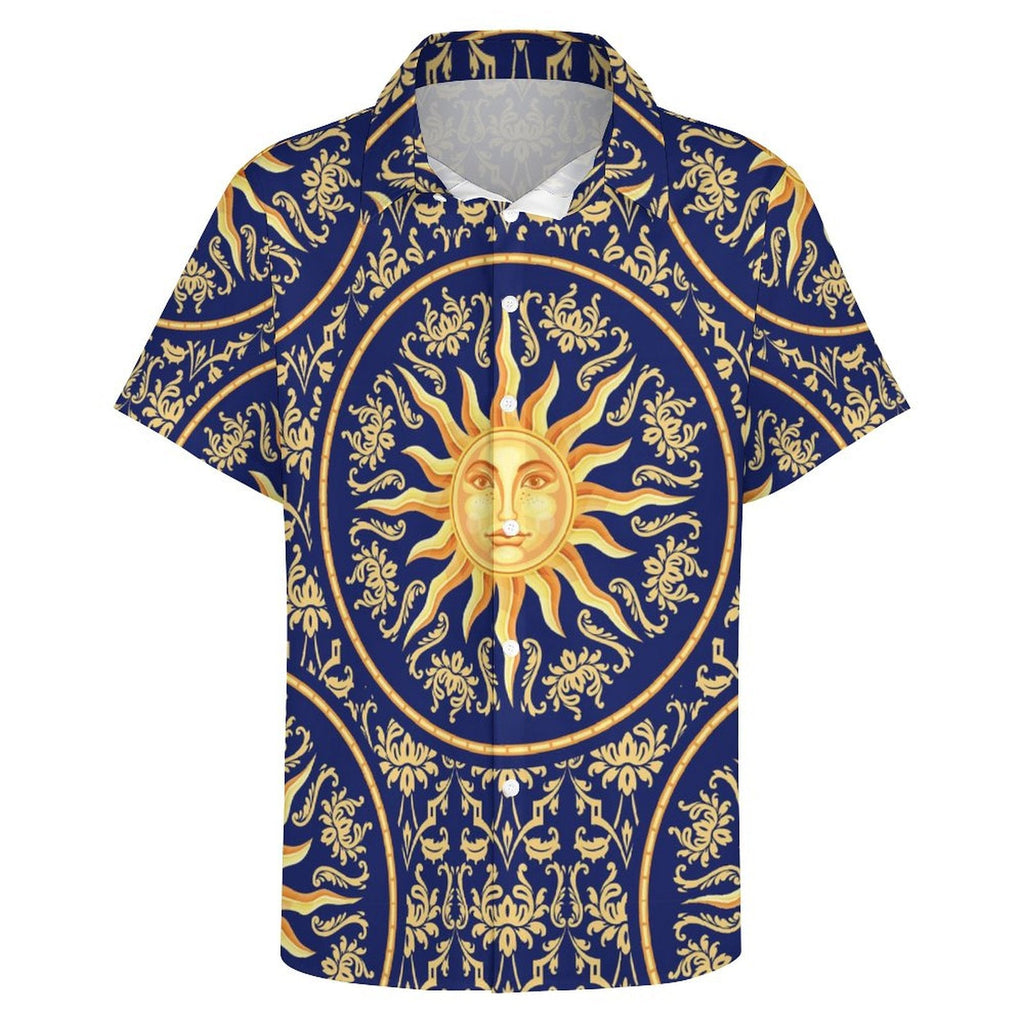 Men's Fashion Casual Printed Short Sleeve Shirts 2306100035