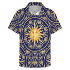 Men's Fashion Casual Printed Short Sleeve Shirts 2306100035