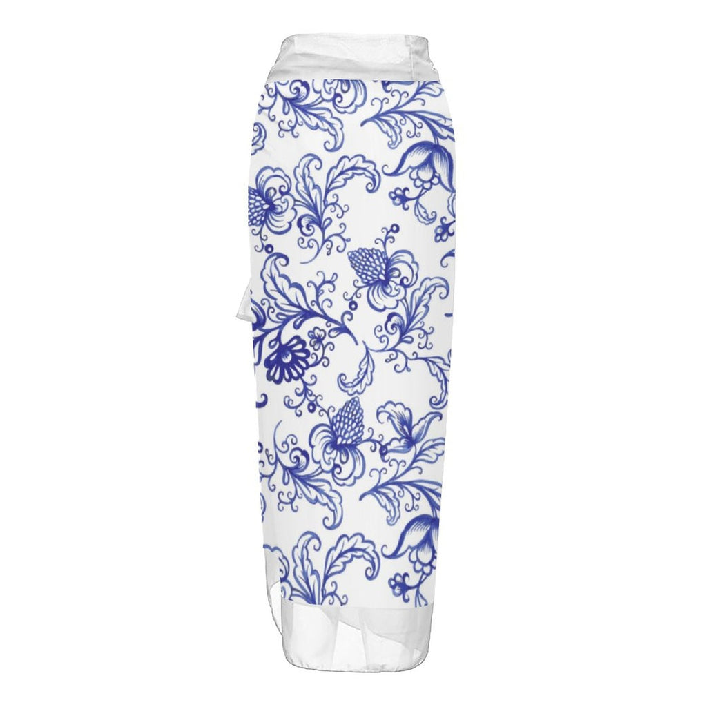 Fashion Printed One Piece Swimsuit And Cover Up 2305105236