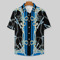 Men's Fashion Casual Printed Short Sleeve Shirts 2306100947