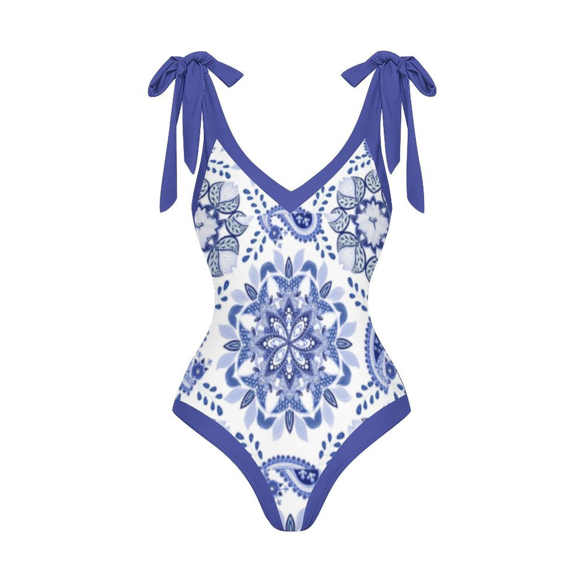 Casual Printed One Piece Swimsuit And Cover Up 2305106053