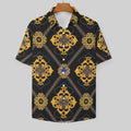 Men's Fashion Casual Printed Short Sleeve Shirts 2306101496