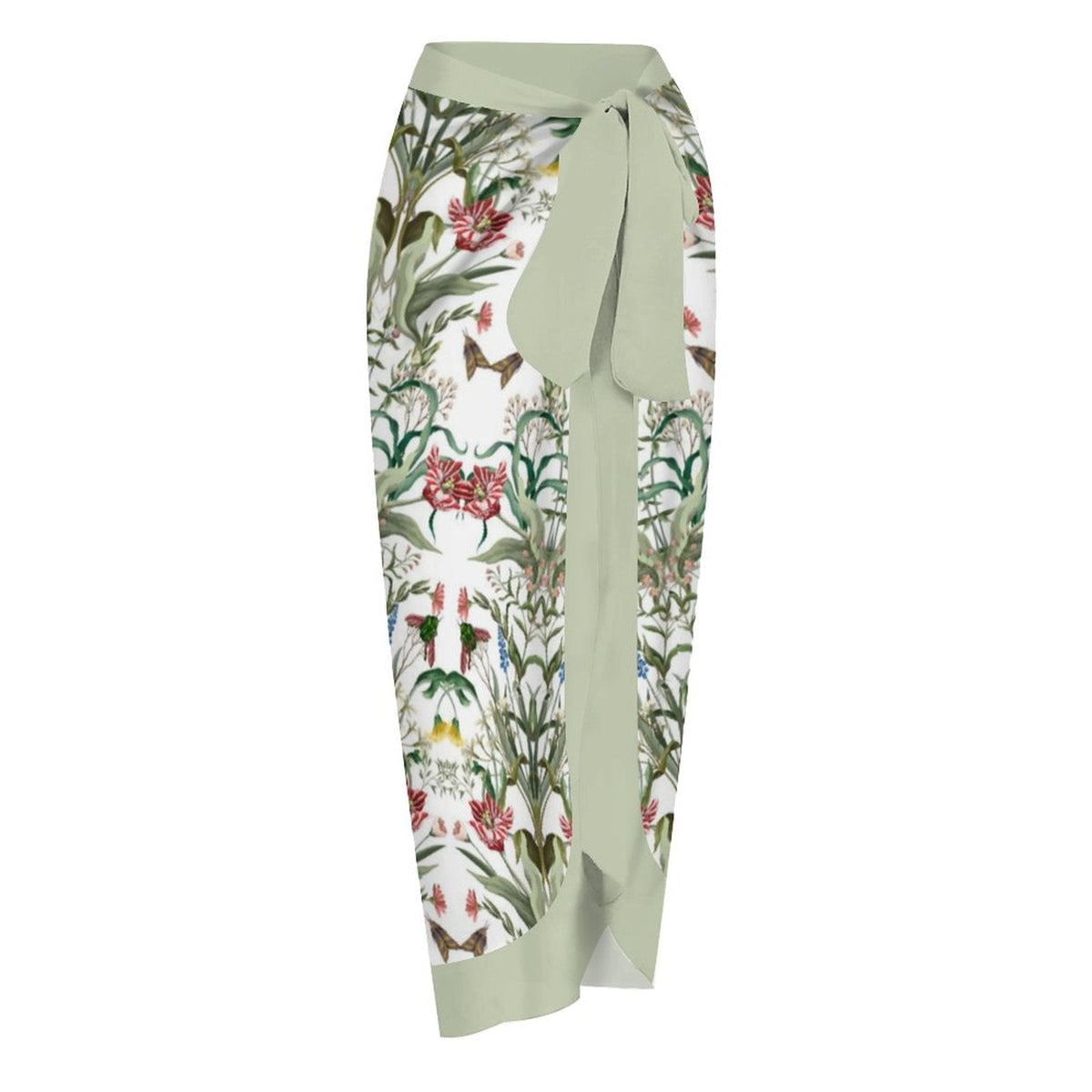 Casual Printed One-Piece Swimsuit And Cover Up 2305103380