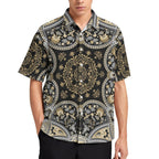 Men's Fashion Casual Printed Short Sleeve Shirts 2306100457