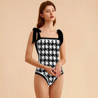 Fashion Printed One Piece Swimsuit And Cover Up 2305105071