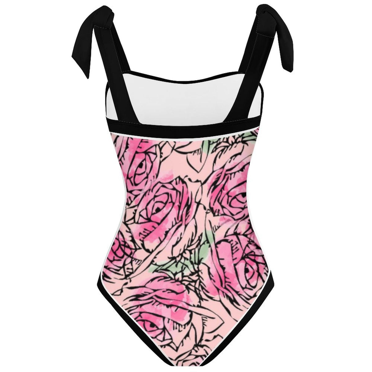 Fashion Printed One Piece Swimsuit And Cover Up 2305105223