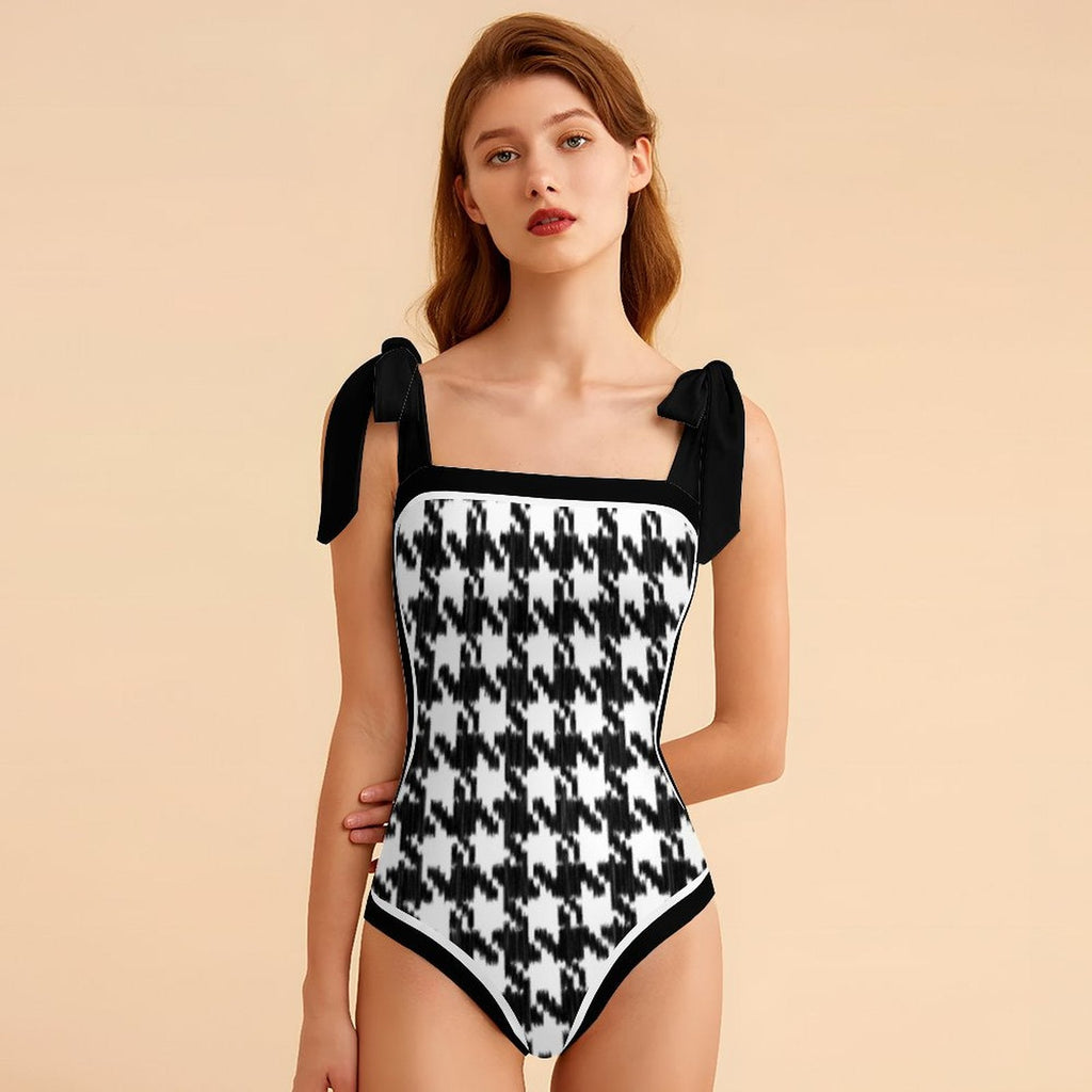 Fashion Printed One Piece Swimsuit And Cover Up 2305105071