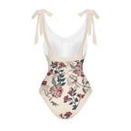 Casual Printed One-Piece Swimsuit And Cover Up 2305104175