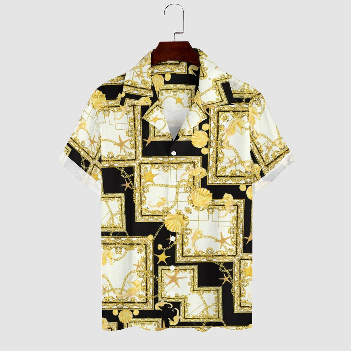 Men Hawaiian Casual Short Sleeve Shirt 2306100034