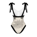 Casual Printed One Piece Swimsuit And Cover Up 2305105072