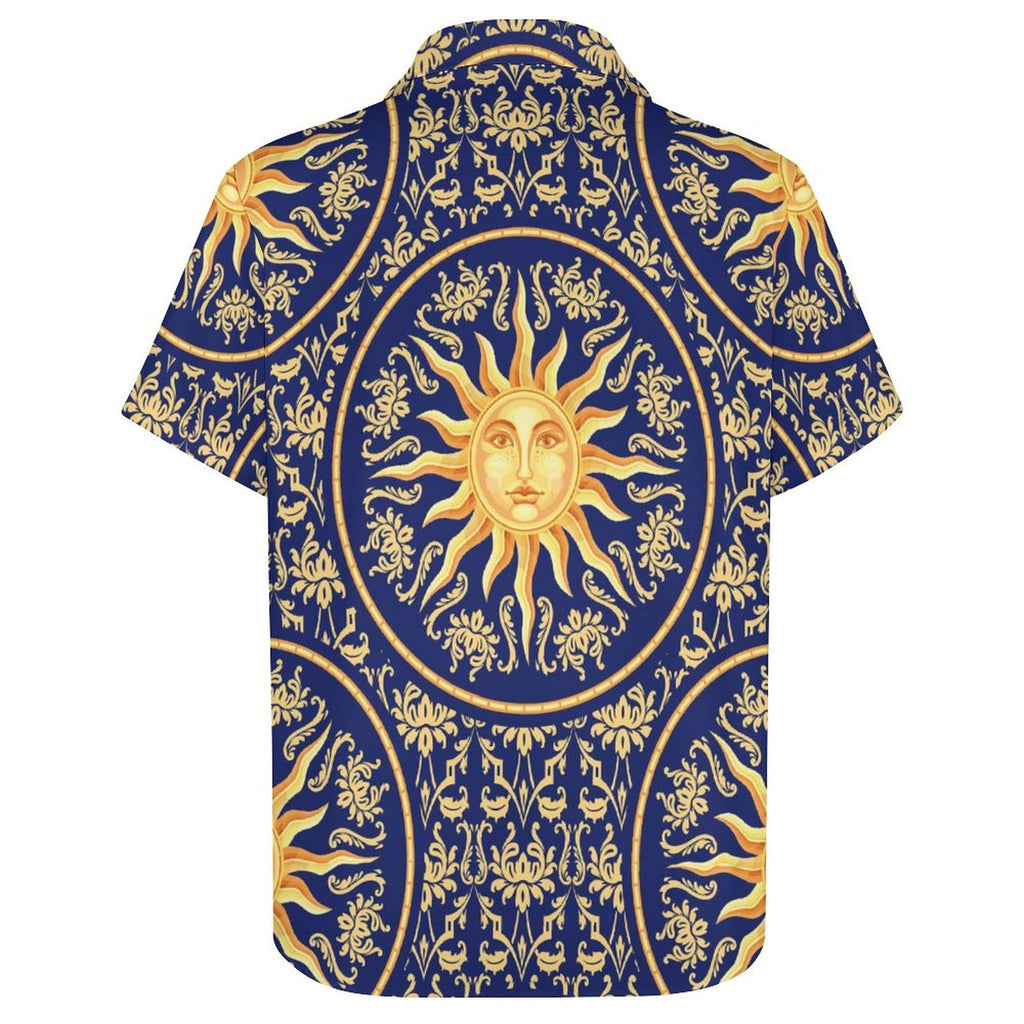Men's Fashion Casual Printed Short Sleeve Shirts 2306100035
