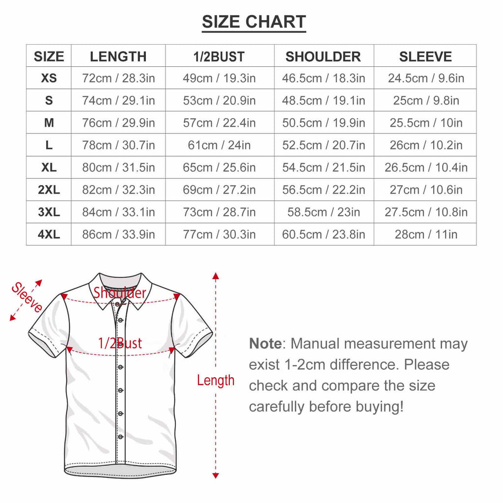 Men's Fashion Casual Printed Short Sleeve Shirts 2306101496