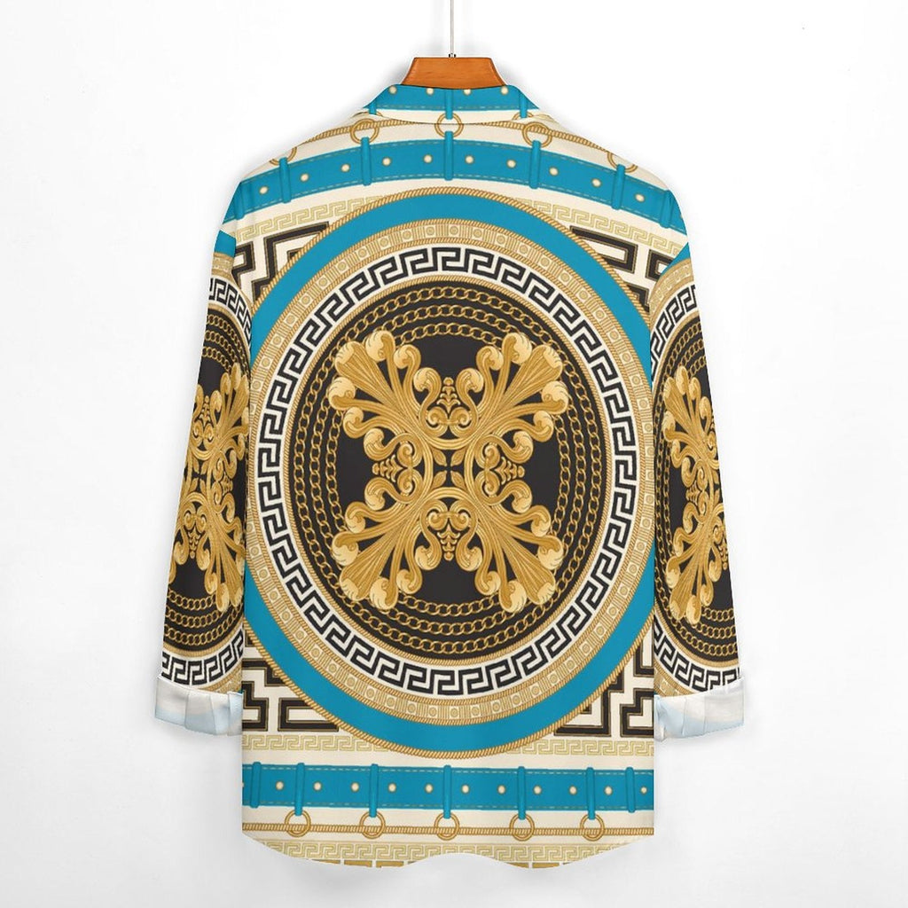 Men's Casual Printed Long Sleeve Shirt 2306103090