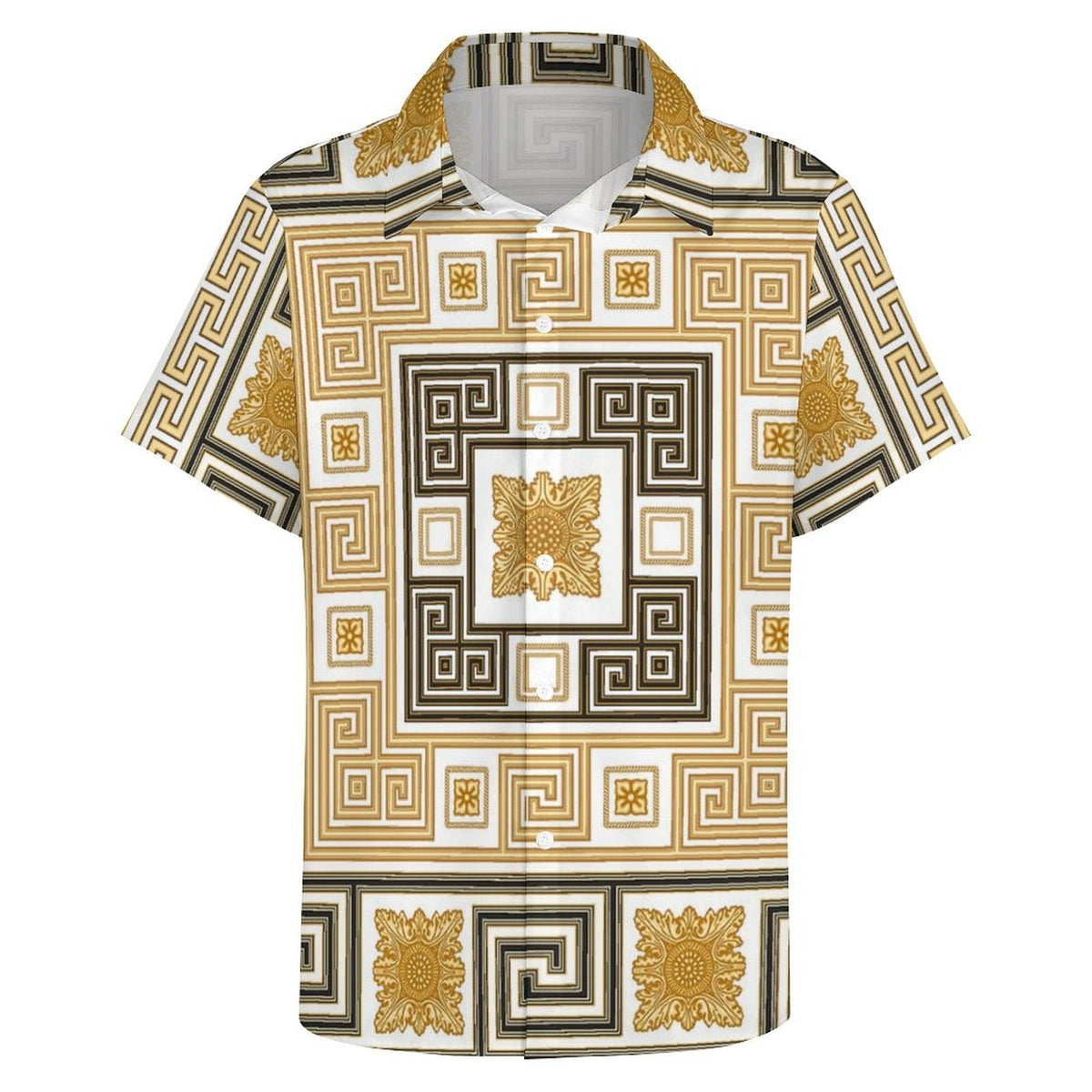 Men's Fashion Casual Printed Short Sleeve Shirts 2306100456