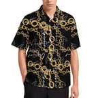 Men's Fashion Casual Printed Short Sleeve Shirts 2306101495