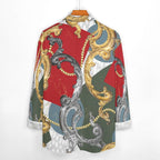 Men's Casual Printed Long Sleeve Shirt 2306103092