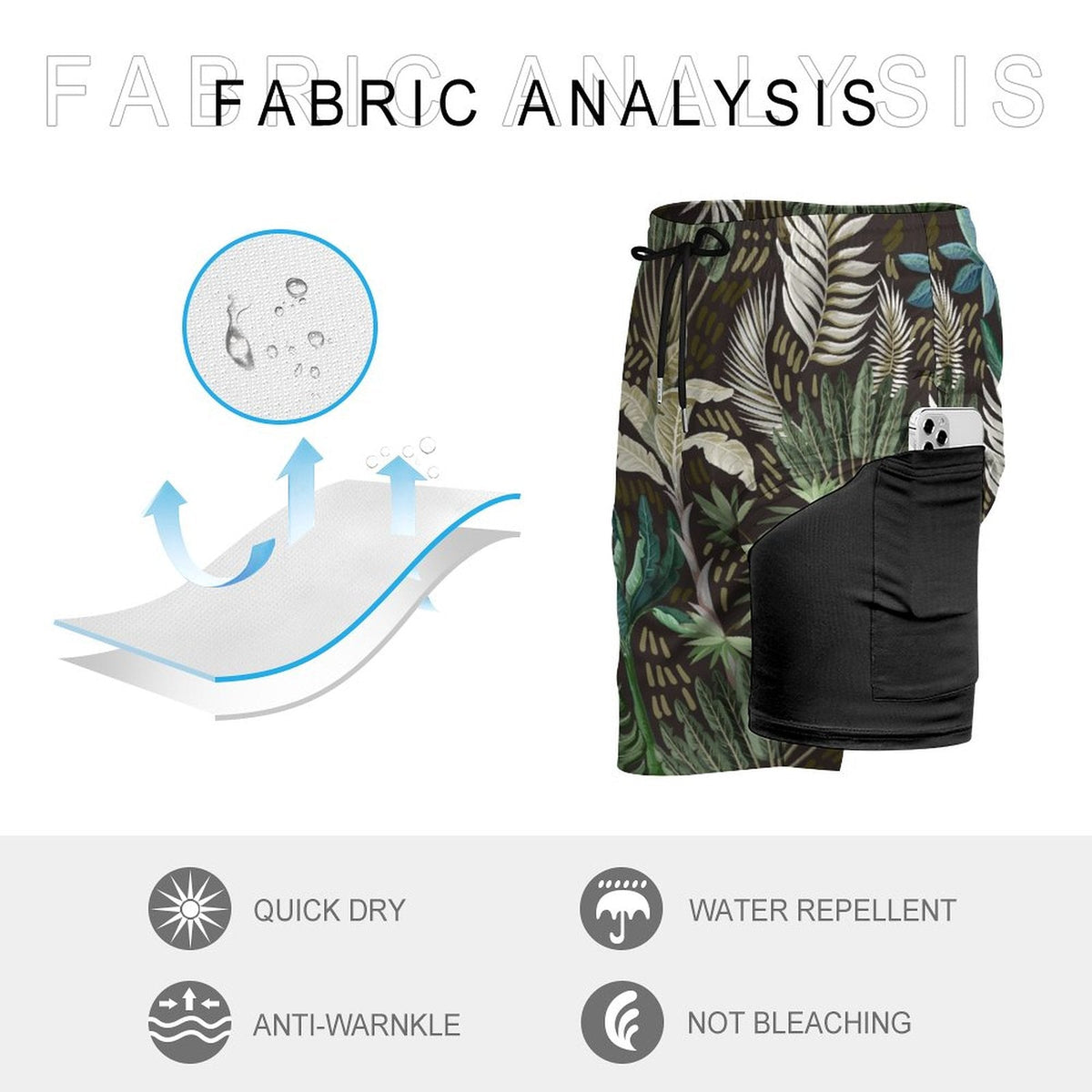 Men's sports fashion beach shorts 2304102256