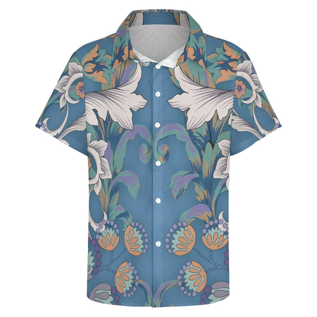 Men's Fashion Casual Printed Short Sleeve Shirts 2306100465