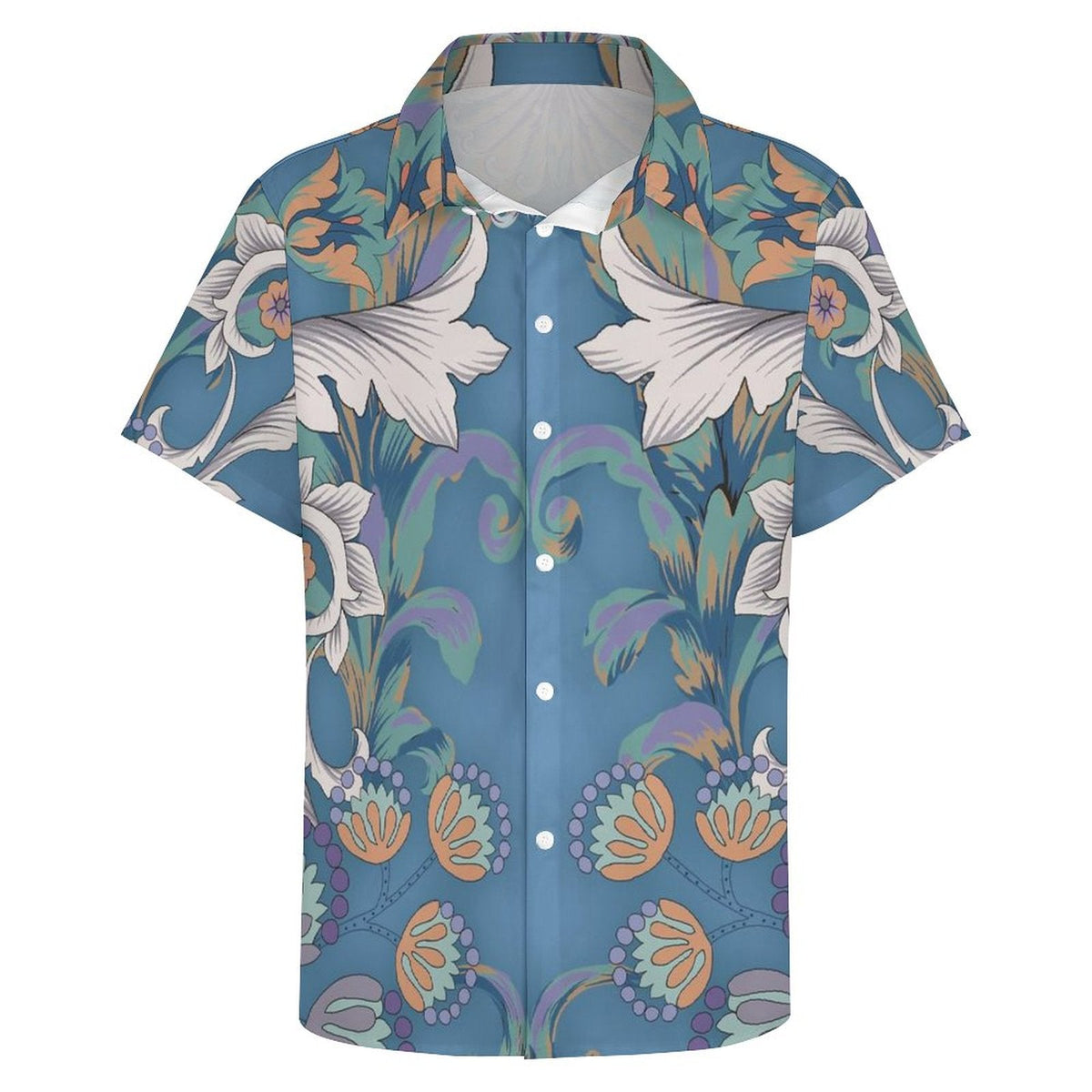 Men's Fashion Casual Printed Short Sleeve Shirts 2306100465