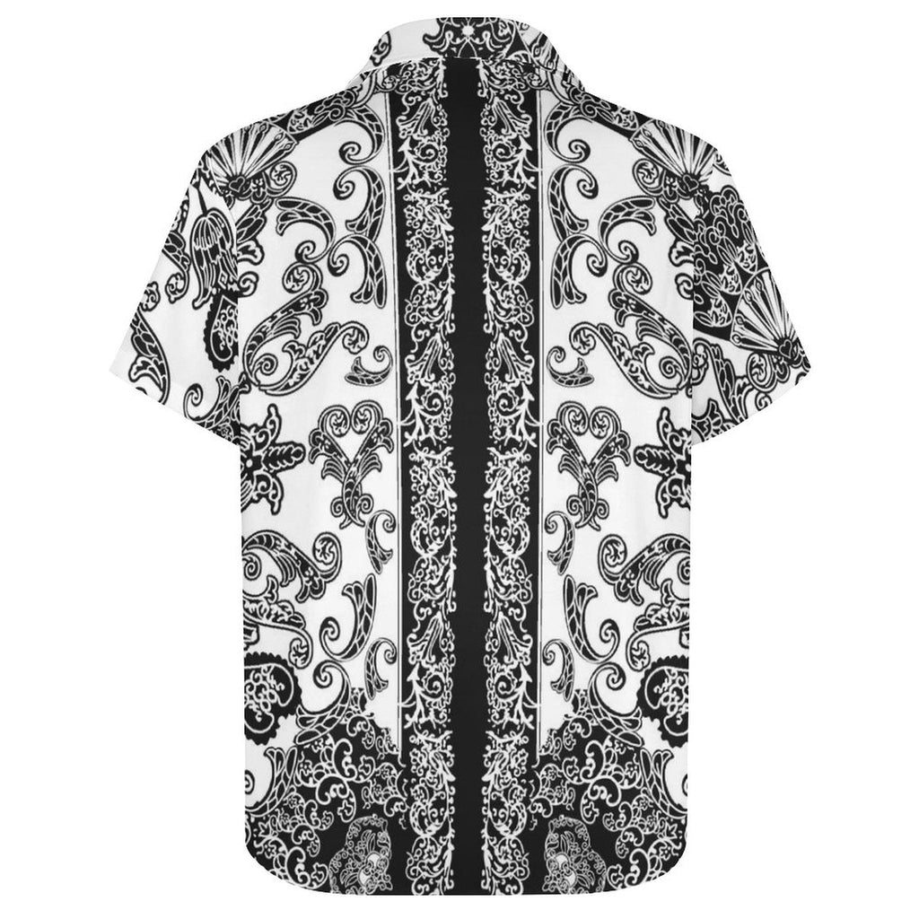 Men's Fashion Casual Printed Short Sleeve Shirts 2306101110