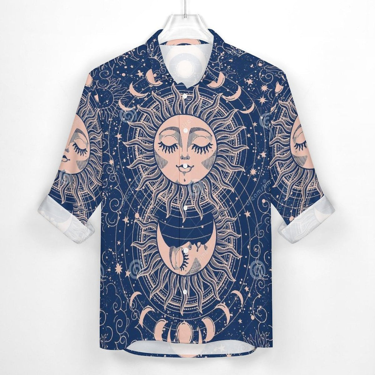 Men's Casual Printed Long Sleeve Shirt 2306103079