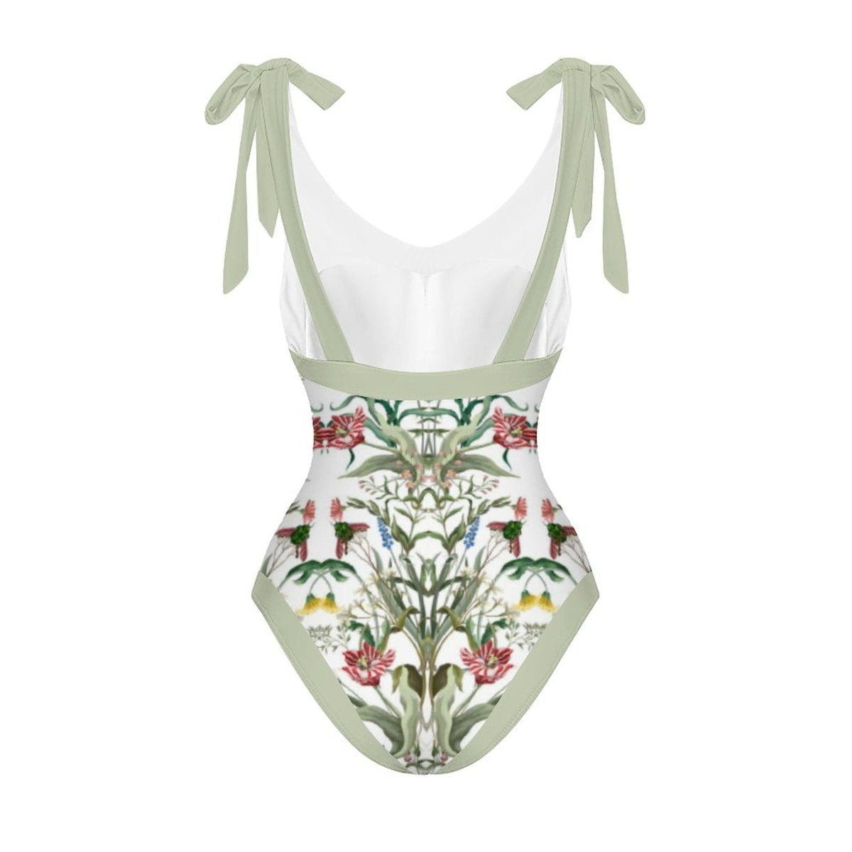 Casual Printed One-Piece Swimsuit And Cover Up 2305103380