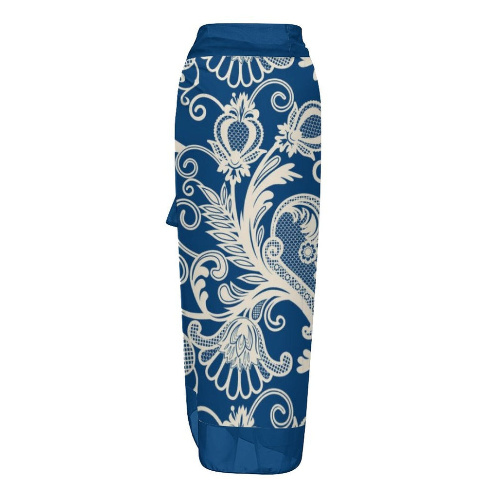 Fashion Printed One Piece Swimsuit And Cover Up 2305104538