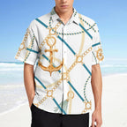 Men's Fashion Casual Printed Short Sleeve Shirts 2306100462