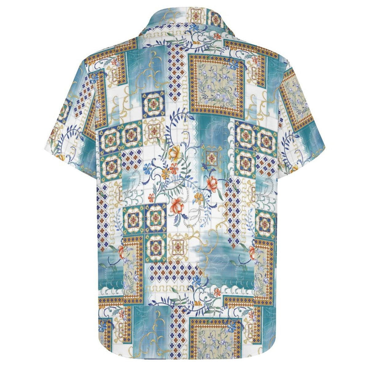 Men's Hawaiian Print Resort Shirt 2304102444