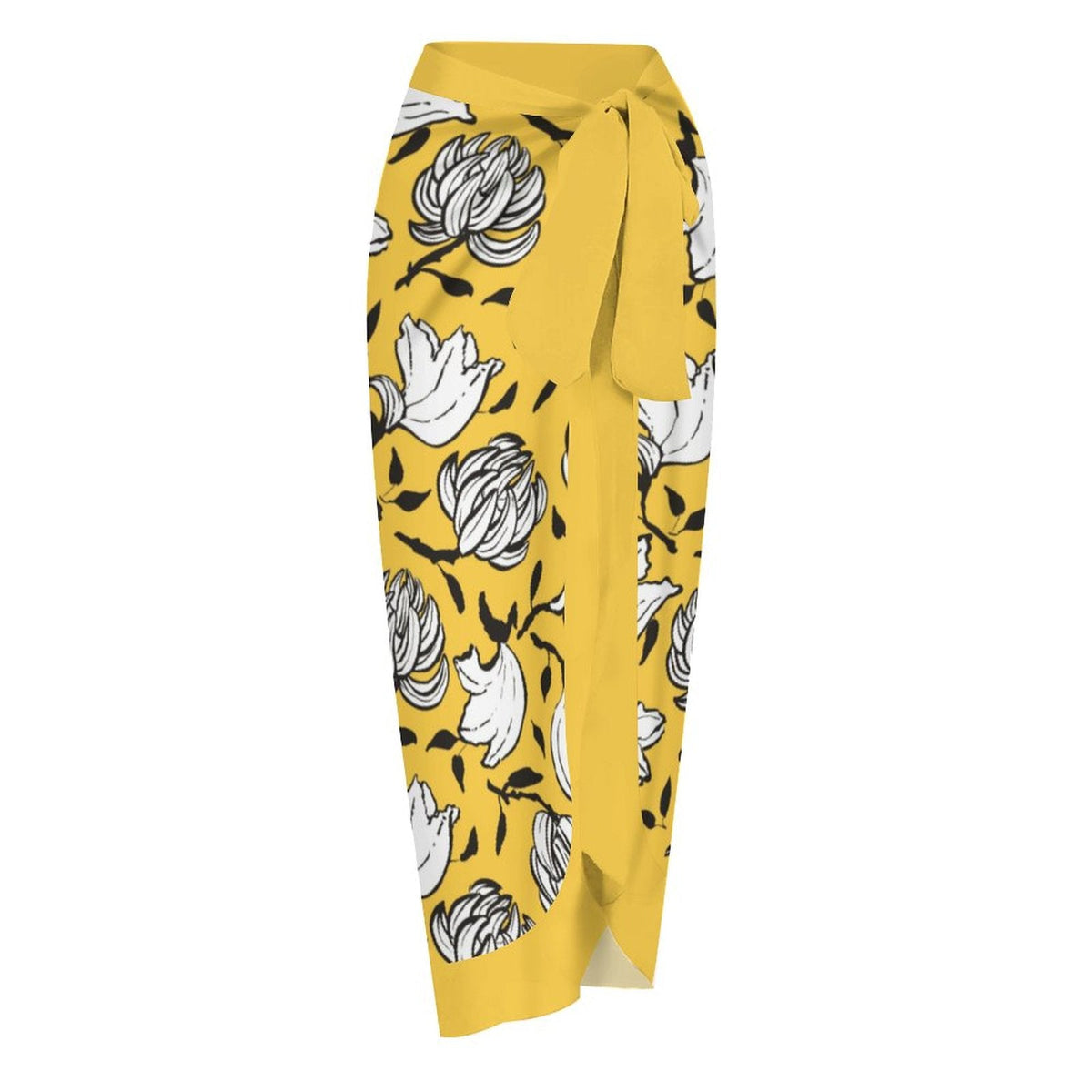 Casual Printed One Piece Swimsuit And Cover Up 2305105077