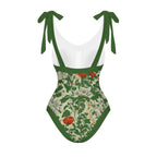 Casual Printed One-Piece Swimsuit And Cover Up 2305102482