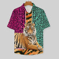 Men's Fashion Casual Printed Short Sleeve Shirts 2305107069