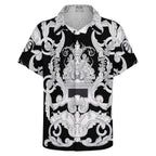 Men's Fashion Casual Printed Short Sleeve Shirts 2306100019