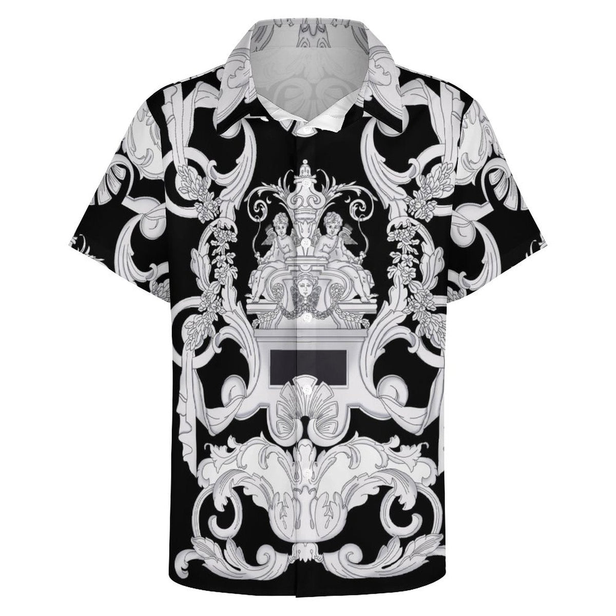 Men's Fashion Casual Printed Short Sleeve Shirts 2306100019
