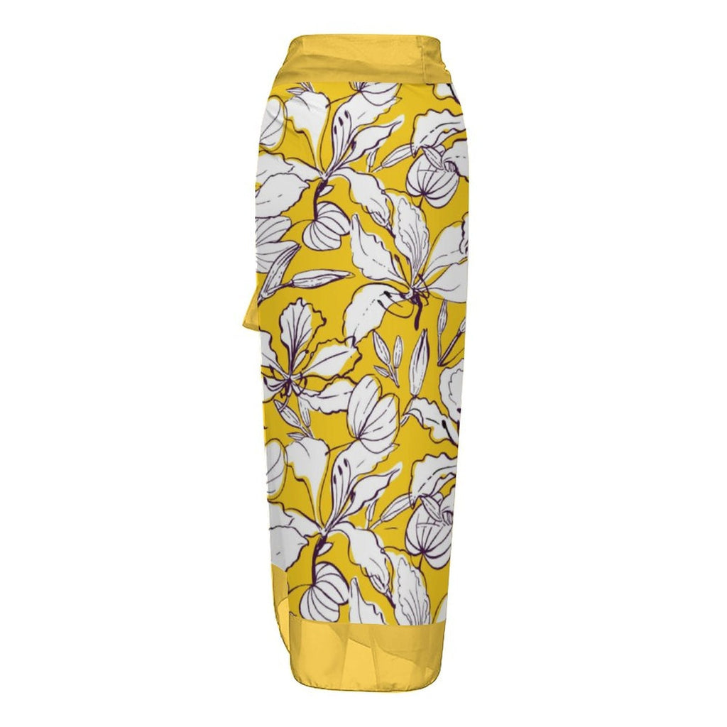 Casual Printed One-Piece Swimsuit And Cover Up 2305102447