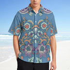 Men's Fashion Casual Printed Short Sleeve Shirts 2306100464