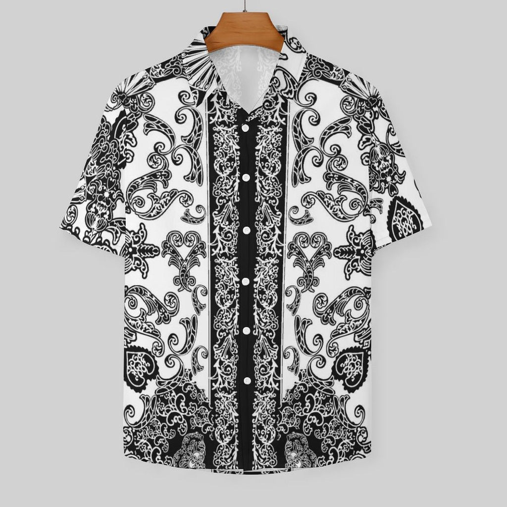 Men's Fashion Casual Printed Short Sleeve Shirts 2306101110