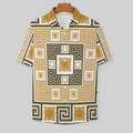 Men's Fashion Casual Printed Short Sleeve Shirts 2306100456