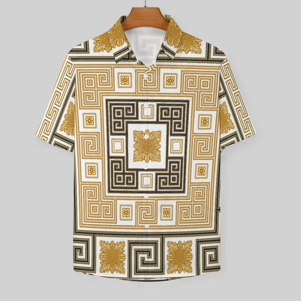 Men's Fashion Casual Printed Short Sleeve Shirts 2306100456