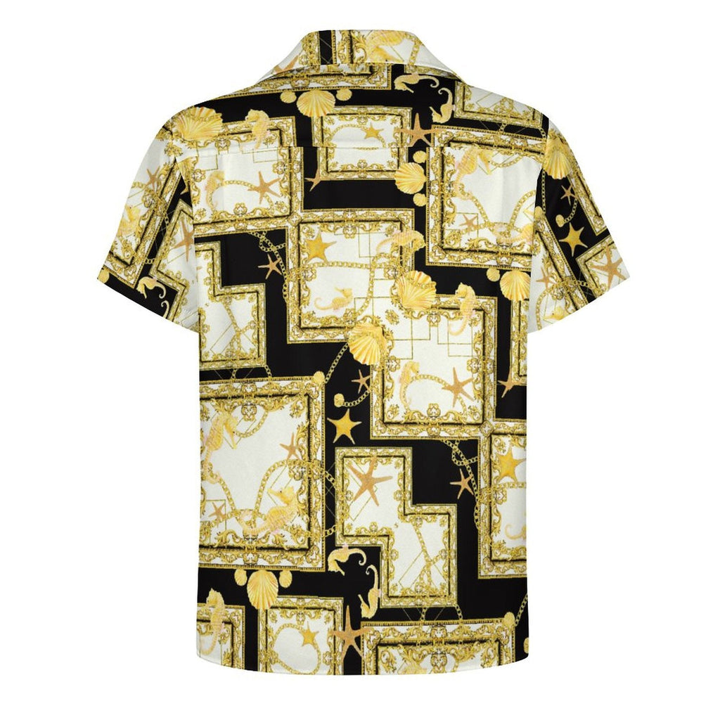 Men Hawaiian Casual Short Sleeve Shirt 2306100034