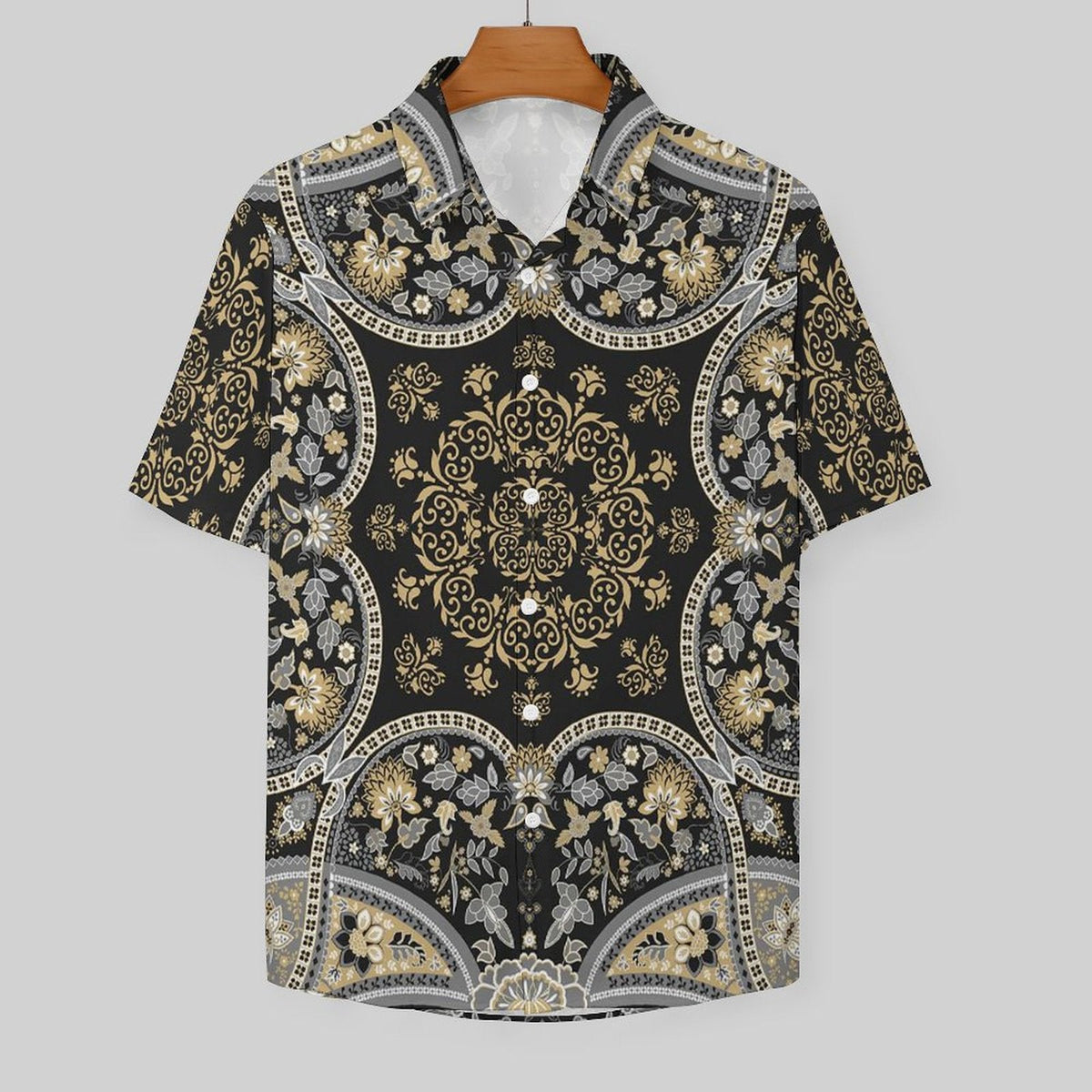 Men's Fashion Casual Printed Short Sleeve Shirts 2306100457